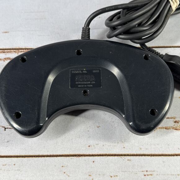 OEM Sega Genesis 3 Button Controller Model 1650 - Black - Picture 2 of 2